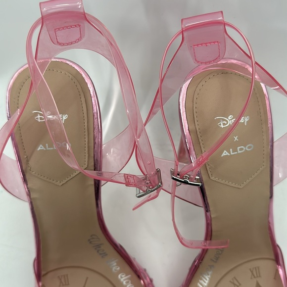 Disney x Aldo Cinderella heels size 10 Pink rhinestone - Picture 5 of 10